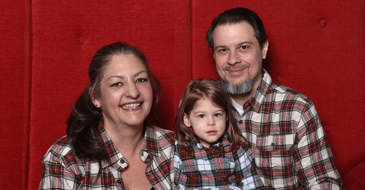TechMedX owners Dawn and Shawn Wyatt, with their daughter Faith